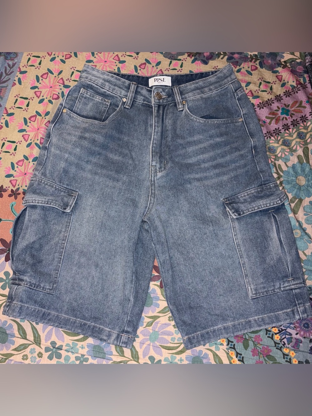 Rise Supply Co Women’s Blue Denim Jorts